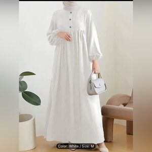 Elegant White Maxi Dress